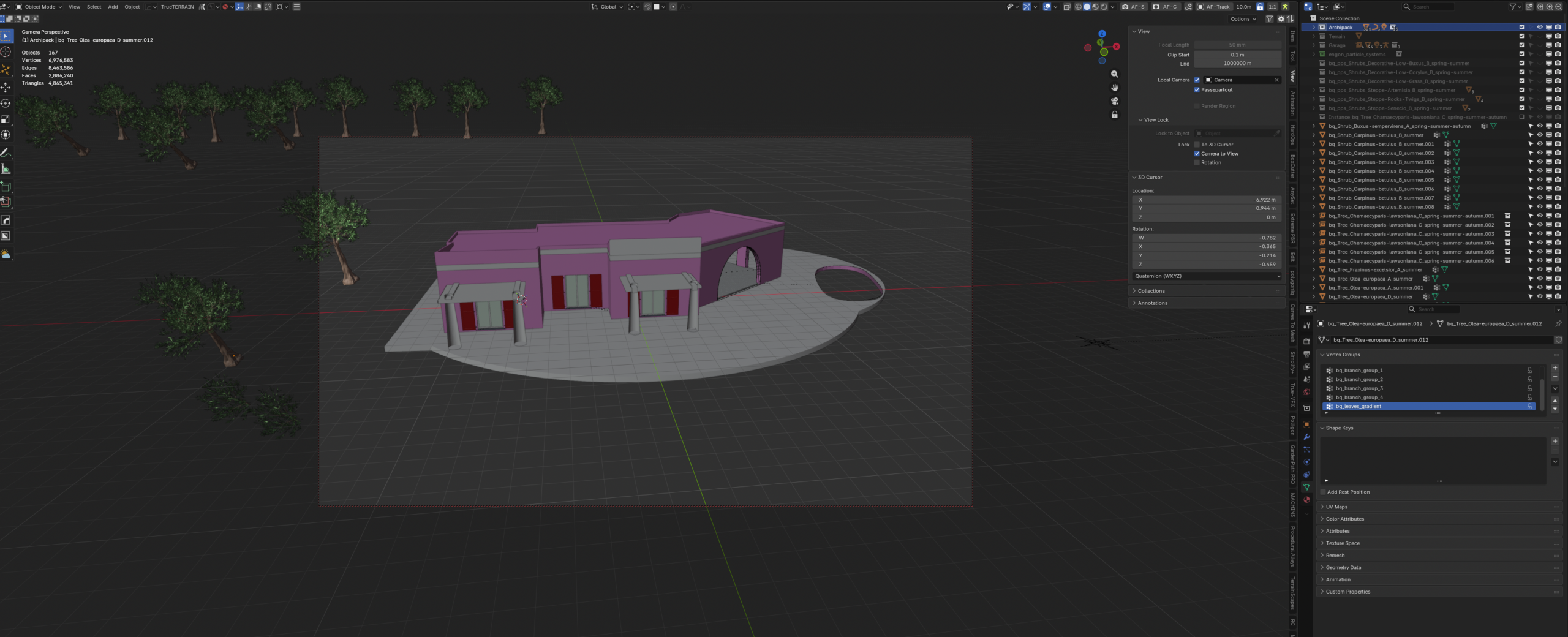 Ebauche Modélisation 3D Leros Heliada