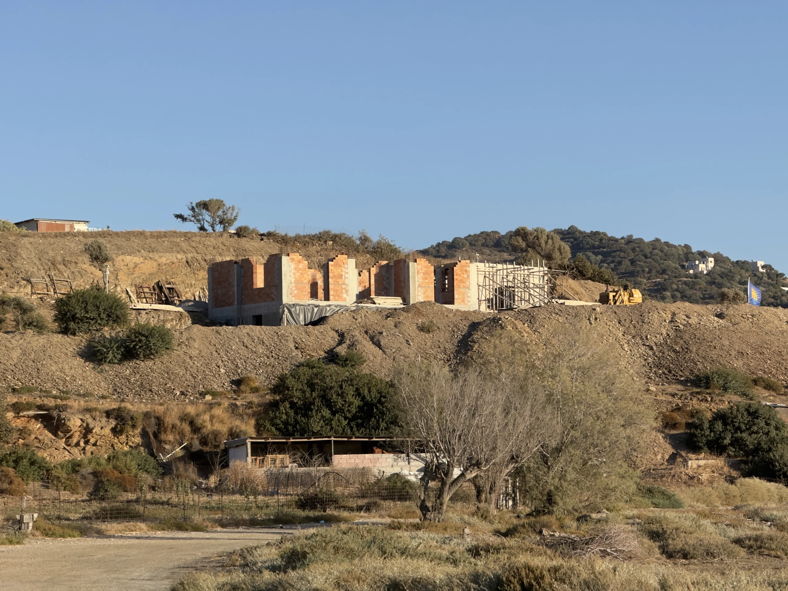 Maison coucher du soleil